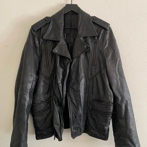 Joe’s Black Leather Jacket